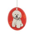 デパートメント56 Department 56 置物 4039519 Department 56 Go Dog Bichon Ornament, 3.5 inch