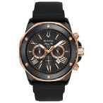 腕時計 ブローバ メンズ 98B307 Bulova Men's Marine Star Series A Black and Gold Ion-Plated Stainless