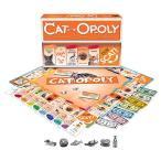 ボードゲーム 英語 アメリカ CAT Late for the Sky CAT-opoly Board Game White, Large