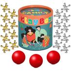 ボードゲーム 英語 アメリカ jk001 KlayBear Jacks Game with Ball, Retro Vintage Jax Game for Kids an