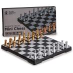 ボードゲーム 英語 アメリカ B0019F3DN6 Yellow Mountain Imports Travel Magnetic Chess Mini-Set (6.3