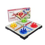 ボードゲーム 英語 アメリカ AUB08CXBG9PX KIDAMI Ludo Magnetic Board Game Set, Folding and Light-Wei
