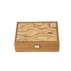 ボードゲーム 英語 アメリカ Wooden Storage Box for Standard Size Chess Pieces - Natural Olive Wood