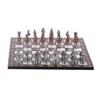 ボードゲーム 英語 アメリカ Medieval British Army Antique Copper Metal Chess Set for Adults, Handma