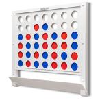 ボードゲーム 英語 アメリカ CF-WALL-WHITE GoSports Wall Mounted Giant 4 in a Row - Jumbo Four in a