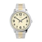 腕時計 タイメックス メンズ TW2V835009J Timex Men's Easy Reader 43mm Watch - Two-Tone Expansion Ban