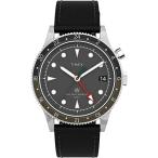 腕時計 タイメックス メンズ TW2V28700VQ Timex Men's Waterbury Traditional GMT 39mm Watch ? Stainl