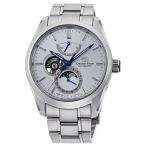 腕時計 オリエント メンズ mid-34832 Orient Star Moon Phase Men Contemporary Automatic White Dial Sap