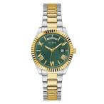 腕時計 ゲス GUESS GW0308L5 GUESS Ladies 36mm Watch - Two-Tone Bracelet Green Dial Two-Tone Case