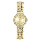 腕時計 ゲス GUESS GW0401L2 GUESS Ladies Dress Ball &amp; Crystal 30mm Watch ? Gold-Tone Stainless Steel Cas