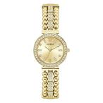 腕時計 ゲス GUESS GW0401L2 Guess Ladies Dress Ball &amp; Crystal 30mm Watch ? Gold-Tone Stainless Steel Cas