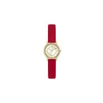 腕時計 ゲス GUESS GW0469L1 GUESS Ladies 25mm Watch - Red Strap White Dial Gold Tone Case