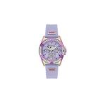 腕時計 ゲス GUESS GW0536L4 GUESS Ladies 40mm Watch - Purple Strap Lavender Dial Iridescent Case