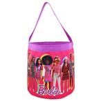 バービー バービー人形 Barbie Collapsible Nylon Basket Bucket Tote Bag (One Size, Pink)