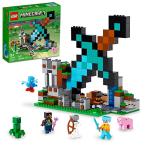 レゴ 6425589 LEGO Minecraft The Sword Outpost 21244 Building Toys - Featuring Creeper, Warrior, Pig, and Ske