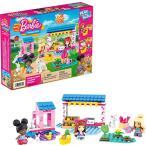 バービー バービー人形 HDJ85 MEGA Barbie Toy Building Set, Farmer's Market with 3 Barbie Micro-Dolls,