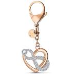 Yahoo! Yahoo!ショッピング(ヤフー ショッピング)スワロフスキー アクセサリー 海外モデル 5530885 SWAROVSKI Authentic Infinite Bag Charm Rose G