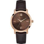 腕時計 ゲス GUESS W0793G3 GUESS Men's Quartz Watch with Black Dial Analogue Display Quartz Leather W0793G