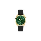 腕時計 ゲス GUESS GW0494G4 GUESS Men's 42mm Watch - Black Strap Green Dial Gold Tone Case
