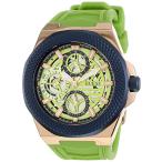 腕時計 ゲス GUESS GW0577G3 Guess Men's 44mm Watch - Lime Green Strap Blue Dial Two-Tone Case
