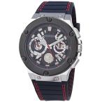 腕時計 ゲス GUESS GW0487G1 GUESS Men's 44mm Watch - Navy Strap Black Dial Silver Tone Case