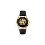 腕時計 ゲス GUESS GW0566G1 Guess Men's 44mm Watch - Black Strap Black Dial Gold Tone Case