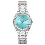 腕時計 ゲス GUESS GW0033L7 Guess Women's 36mm Watch - Silver Tone Blue Dial Silver Tone Case