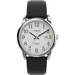 腕時計 タイメックス メンズ TW2V688009J Timex Men's Easy Reader 38mm Watch - Black Strap White Dial