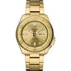 腕時計 セイコー メンズ SRPE74 SEIKO SRPE74 Automatic Watch for Men - 5 Sports - Metallic Gold Dial,