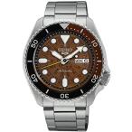 腕時計 セイコー メンズ SRPJ47K1 Seiko 5 Sports SKX Burnt Orange Skeleton Style Gents Automatic Watch