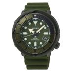 腕時計 セイコー メンズ SNE561 SEIKO Prospex Green Dial Green Silicone Men's Watch SNE561