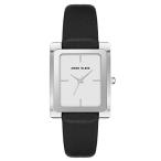 腕時計 アンクライン レディース AK/4029SVBK Anne Klein Women's Leather Strap Watch