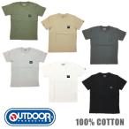 OUTDOOR PRODUCTS アウトドアプロダクツ ピスネーム  ポケット コットン Tシャツ 綿100％ ユニセックス アウトドア キャンプ Ｍ Ｌ ＸＬ