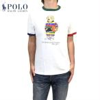 POLO RALPH LAUREN ポロ ラルフローレン ポロベア バスケット ベア コットン ジャージー リンガーTシャツ ボーイズXL ラルフ ローレン トリムTシャツ