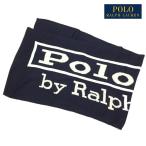 POLO RALPH LAUREN ポロ ラルフローレン クラシック ロゴ ウール混 大判 マフラー ヴィンテージロゴ ラルフ ローレン