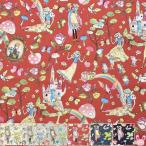 ショッピングシーチング Little Story　白雪姫　シーチング生地　リトルストーリー　NC-051-3　NBK　(50cm以上10cm単位切り売り)　［在庫限り］[NEW SALE価格]