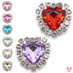  аксессуары детали Heart type стекло Stone детали Ver.2 2 шт 