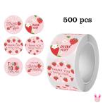  подарок наклейка .. Thank you наклейка диаметр 25mm 1 roll 500 листов 