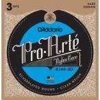 3set入り D'Addario ダダリオ クラシックギター弦 プロアルテ Silver/Clear Hard EJ46-3D