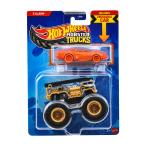ホットウィール モンスタートラック ファイブ・アラーム/クラッシュド・クーペ-スピード・バンプ (JJT59) (マテル おもちゃ ミニカー)
