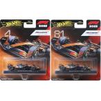 ホットウィール マクラーレン フォーミュラ1 チーム #4 #81 2種セット (JKD81 JKD88) (マテル ミニカー おもちゃ)