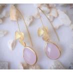 Antik Istanbul　ローズクォーツピアス