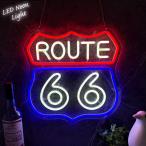 LED neon автограф неоновая трубка способ ROUTE66 route 66 интерьер орнамент свет LED neon автограф табличка NK-56