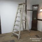 イギリス アンティーク 家具 ラダー ステップ はしご 梯子 脚立 ペイント 店舗什器 木製 英国 OTHERFUNITURE 6119e 新入荷