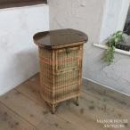  Англия античный мебель Land Reebok s корзина место хранения корзина ротанг производства ротанг стенд для вазы тоже Британия SMALLFUNITURE 6772d