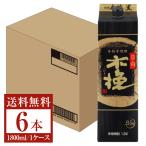 ショッピング芋焼酎 雲海酒造 本格芋焼酎 日向木挽 黒 25度 紙パック 1.8L（1800ml）6本 1ケース 芋焼酎 宮崎