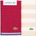 ショッピングスポーツタオル ギフト 数量限定 LACOSTE ラコステ Lサジェス スポーツタオル＆フェイスタオル レッド LR25175R