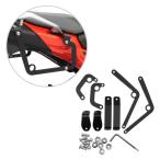 [ сменный товар ] новый поддержка держатель подседельная сумка багажник сумка боковой багажник сумка держатель мотоцикл V-