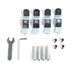 [ сменный товар ] мотоцикл боковой багаж кейс застежка-молния багажник багажная сумка винт болт блокировка поддержка балка мотоцикл fre