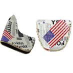 [ сменный товар ] Golf короткая клюшка для America национальный флаг. водонепроницаемый pu кожа покрытие магнитный уплотнитель лезвие короткая клюшка для 